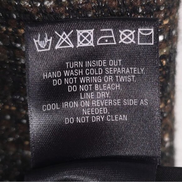 ANTHROPOLOGIE MOULINETTE SOEURS Dress Women’s Tweed Fit Flare Metallic Size 0 - Picture 11 of 12